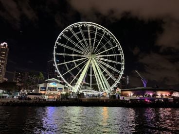 Miami at Night on a nice Intrepid 41 with a cool Captain.