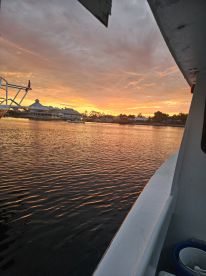 Perfect shaded boat for fishing