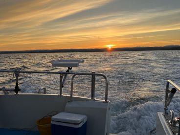 Early morning fishing with Mile