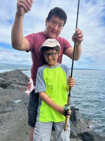 Great time for son\u2019s first time ever fishing experience!