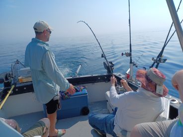 Everyone on the charter caught a fish.