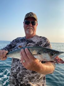 Ocean fishing off Cedar Island