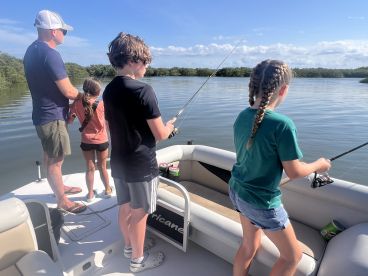 Great evening fishing with family!