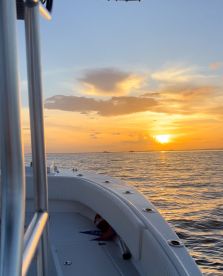 Beautiful sunset heading in