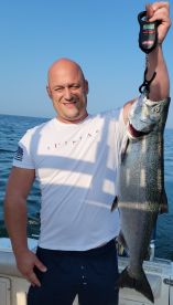 Amazing day catching king salmon with my son