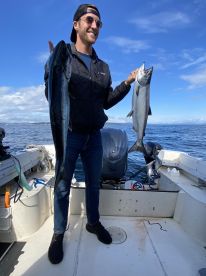 Robert knows how to find and catch fish.