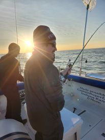 Father and son fishing trip.