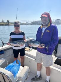 Great day of fishing and a plus of whale watching.