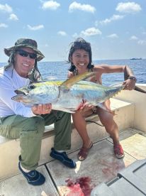 Great day fishing with Captain Hassan