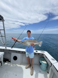 Captain and mate did a great job of getting us on the fish 