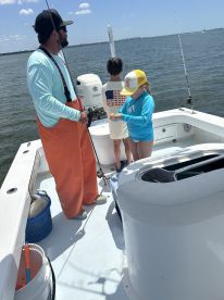 Great captain to go fishing!