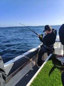 Full Day Tuna trip with Capt Byron and crew Monique, Marius and Francois