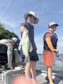 Awesome fishing trip with my sons.