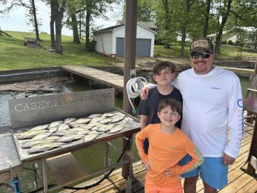 Awesome fishing trip with my sons.